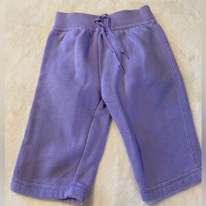 Baby girl fleece pants size 6-9M